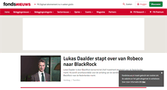 Desktop Screenshot of fondsnieuws.nl